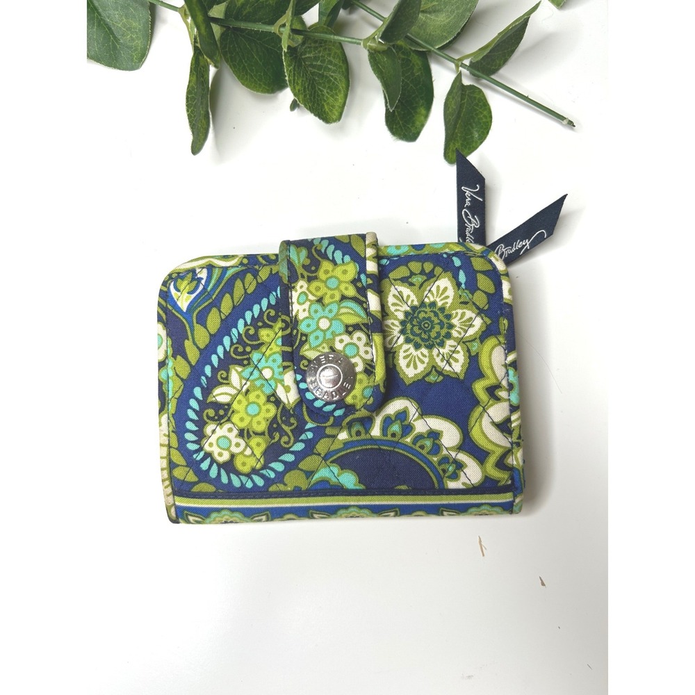 Vera Bradley Rhythm &‎ Blues Snappy Wallet Quilted